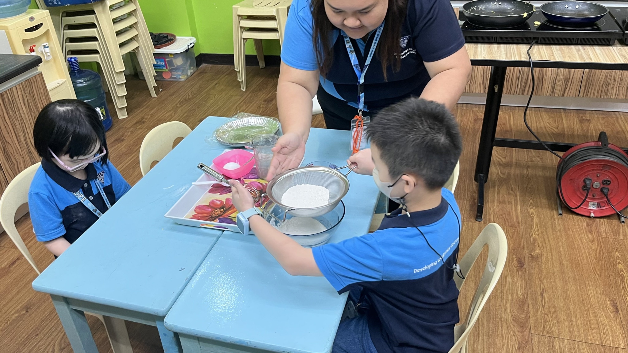 Prepping ingredients and kitchen items (2)