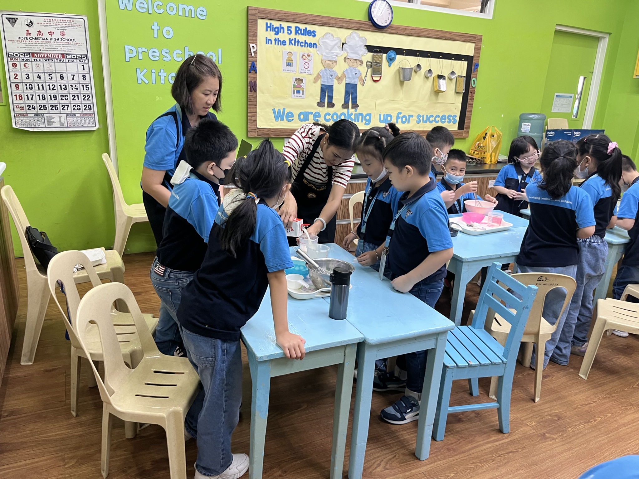 Prepping ingredients and kitchen items (3)